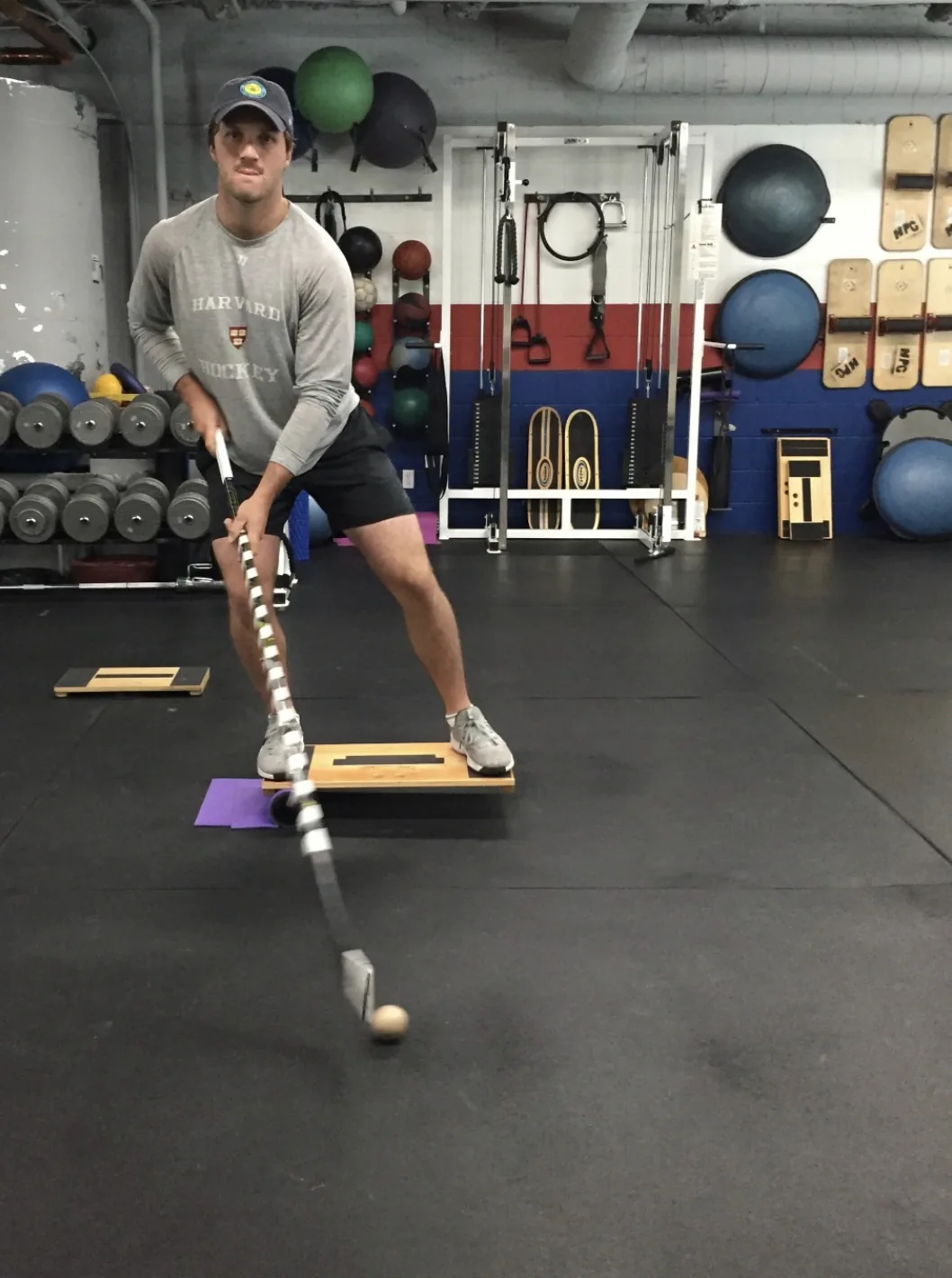 Alexander Kerfoot training hockey movement control